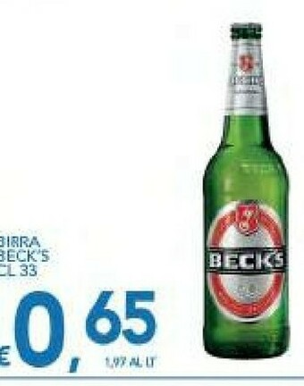 Vivo Supermercati Becks Birra offerta