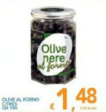 Vivo Supermercati Citres Olive Nere Al Forno 190 G(ml) offerta