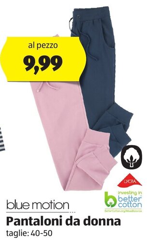 ALDI blue motion Pantaloni da donna taglie: 40-50 offerta
