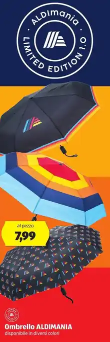 ALDI Ombrello Aldimania offerta