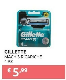 PiùMe Gillette Mach 3 Ricariche offerta