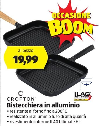 Crofton Bistecchiera in alluminio