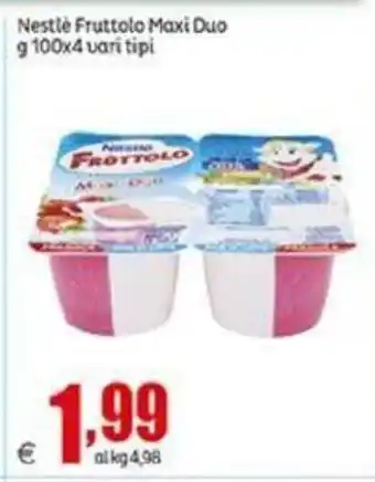 Elite Nestlè Fruttolo Maxi Duo g 100 x 4 vari tipi offerta