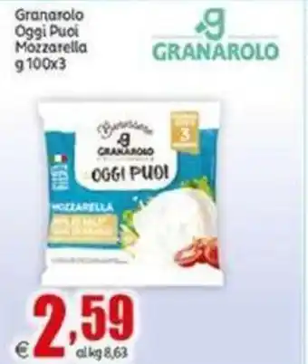 Elite Granarolo oggi puoi Mozzarella g 100 x 3 offerta
