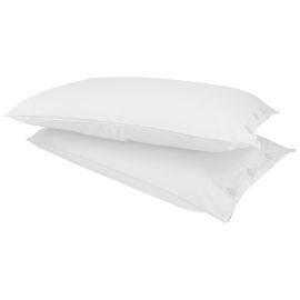 Franzy's Fz coppia di federe con bottone bianco offerta