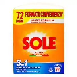 Franzy's Sole fustone detersivo polvere 72 lavaggi offerta