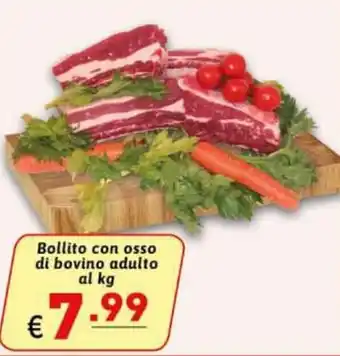 Ipercarni Bollito con osso di bovino adulto al kg offerta