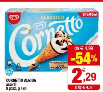 Iperal Algida Cucciolone Classico 480 G(ml) offerta