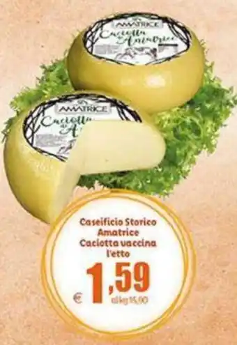 Elite Caseificio Storico Amatrice Caciotta Vaccina offerta