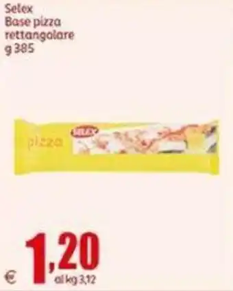 Elite Selex Base Pizza Rettangolare g 385 offerta