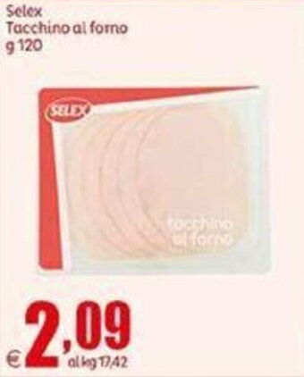 Elite Selex Tacchino Al Forno g 120 offerta