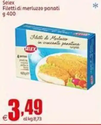 Elite Selex Filetti di Merluzzo Panati g 400 offerta