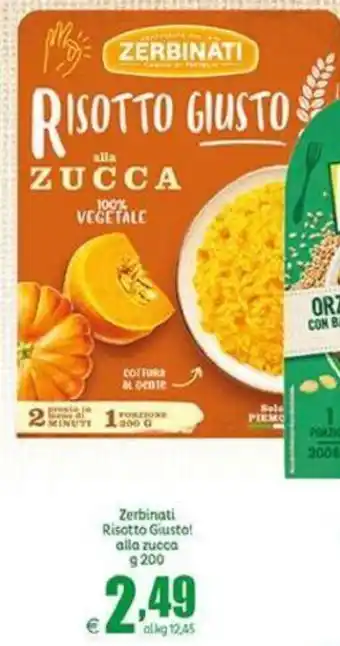 Zerbinati Risotto Giusto! Alla Zucca g 200