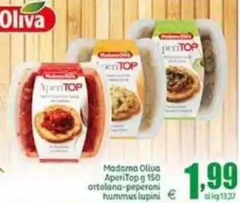 Elite Madama Oliva AperiTop g 150 Ortolana-Peperoni Hummus Lupini offerta