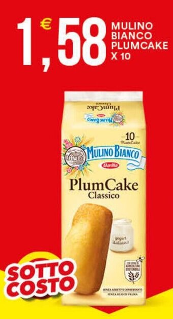 Vantaggio Cash&Carry Mulino Bianco Plumcake x 10 offerta