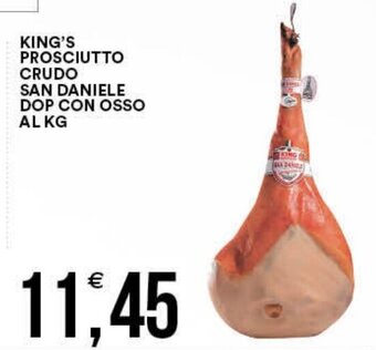 Vantaggio Cash&Carry King's Prosciutto Crudo San Daniele DOP Con Osso offerta