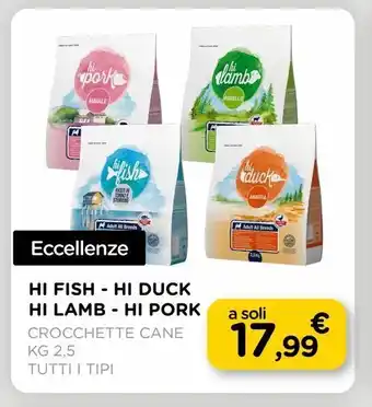 Arcaplanet Hi fish - hi duck - hi lamb - hi pork offerta