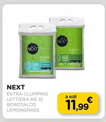Arcaplanet Next extra clumping lettiera offerta