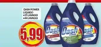 Risparmio Casa Dash power liquido - 35 lavaggi - 44 lavaggi offerta
