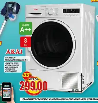 Risparmio Casa Asciugatrice casse a++ akai offerta