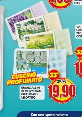 Risparmio Casa Guanciale in memoryy foam profumato assortito offerta