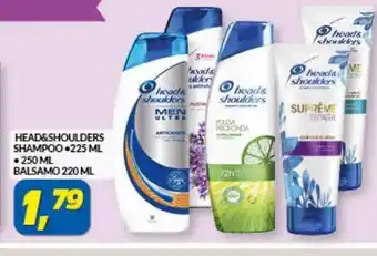 Risparmio Casa Head & shoulders shampoo 225 ml - 250ml balsamo 220 ml offerta