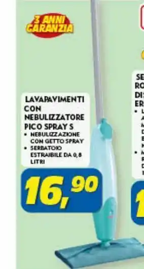 Risparmio Casa Lava pavimenti con neblizzatore pico spray s offerta