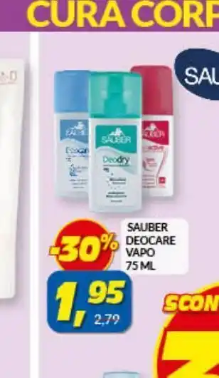 Risparmio Casa Sauber deocare vapo 75 ml offerta