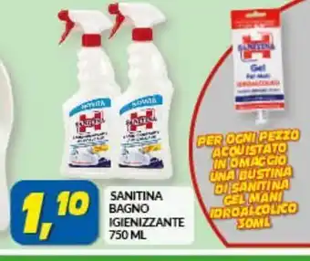 Risparmio Casa Sanitina bagno igienizzante 750 ml offerta