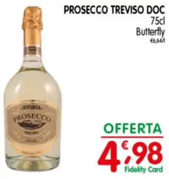 D'Ambros Butterly Prosecco Treviso DOC 75 cl offerta