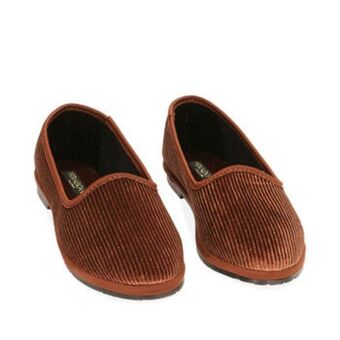Slippers testa di moro in velluto