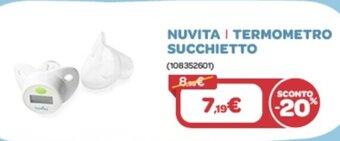 Bimbo Store Nuvita Termometro Succhietto offerta