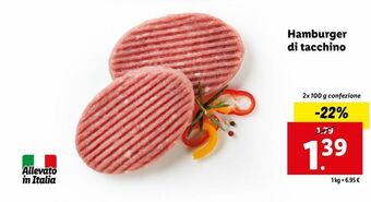 Lidl Hamburger di tacchino offerta