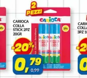 Risparmio Casa Carioca colla stick 2 pz 20 gr offerta