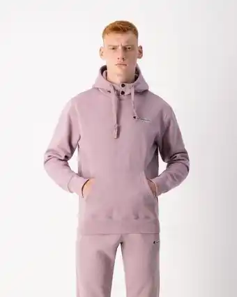 Champion felpa con cappuccio viola uomo
