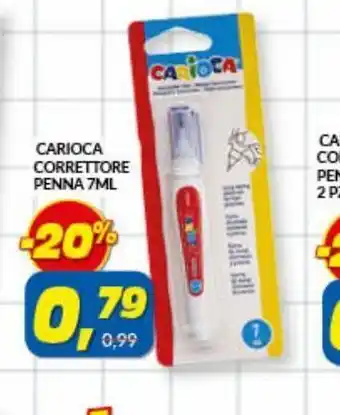 Risparmio Casa Carioca correttore penna 7 ml offerta