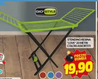 Risparmio Casa Stendibiaresina love 20 metri colori assortiti offerta