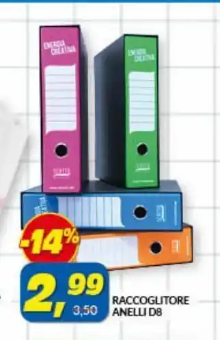 Risparmio Casa Raccoglitore anelli d8 offerta