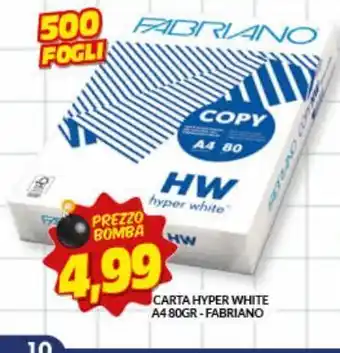 Risparmio Casa Carta hyper white a4 80 gr - fabriano offerta