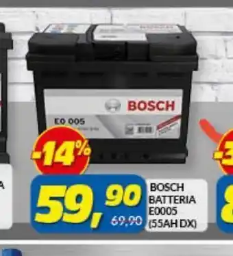 Risparmio Casa Bosch batteria e0005 ( 55ah dx) offerta