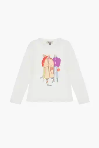 Maglia bambina con disegno donne stilizzate