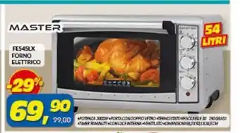Risparmio Casa Forno elettrico master fe545lx offerta