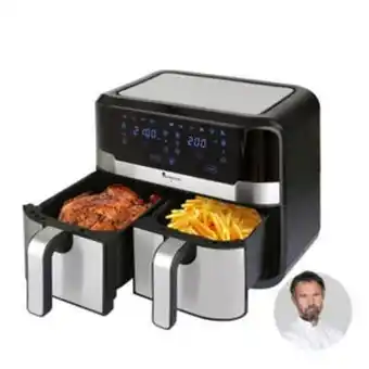 Kasanova Friggitrice ad aria doppio cestello masterpro by carlo cracco offerta