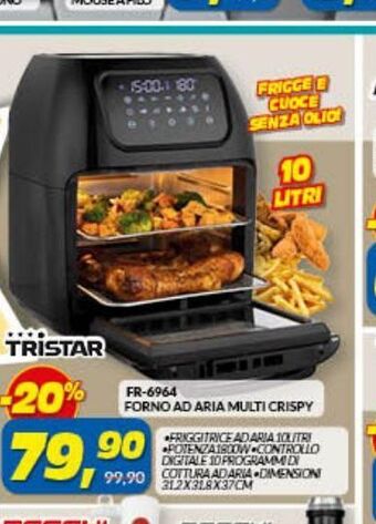 Risparmio Casa Tristar fr - 6964 forno ad aria multi crispy offerta