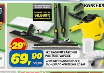 Risparmio Casa Karcher pulitore a vapore offerta