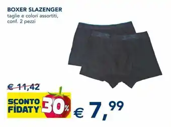 Esselunga Slazenger Boxer 2 pezzi offerta