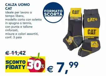 Esselunga Cat Calza Uomo 3 paia offerta