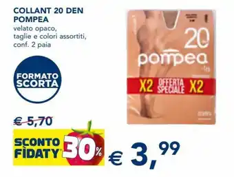 Pompea Collant 20 Den 2 paia