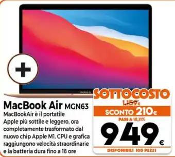 MacBook Air MGN63