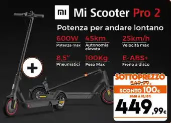 Parente Expert Mi Scooter Pro 2 offerta